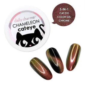 3-in-1 Chameleon Cat Eye Chrome Powder / Amber
