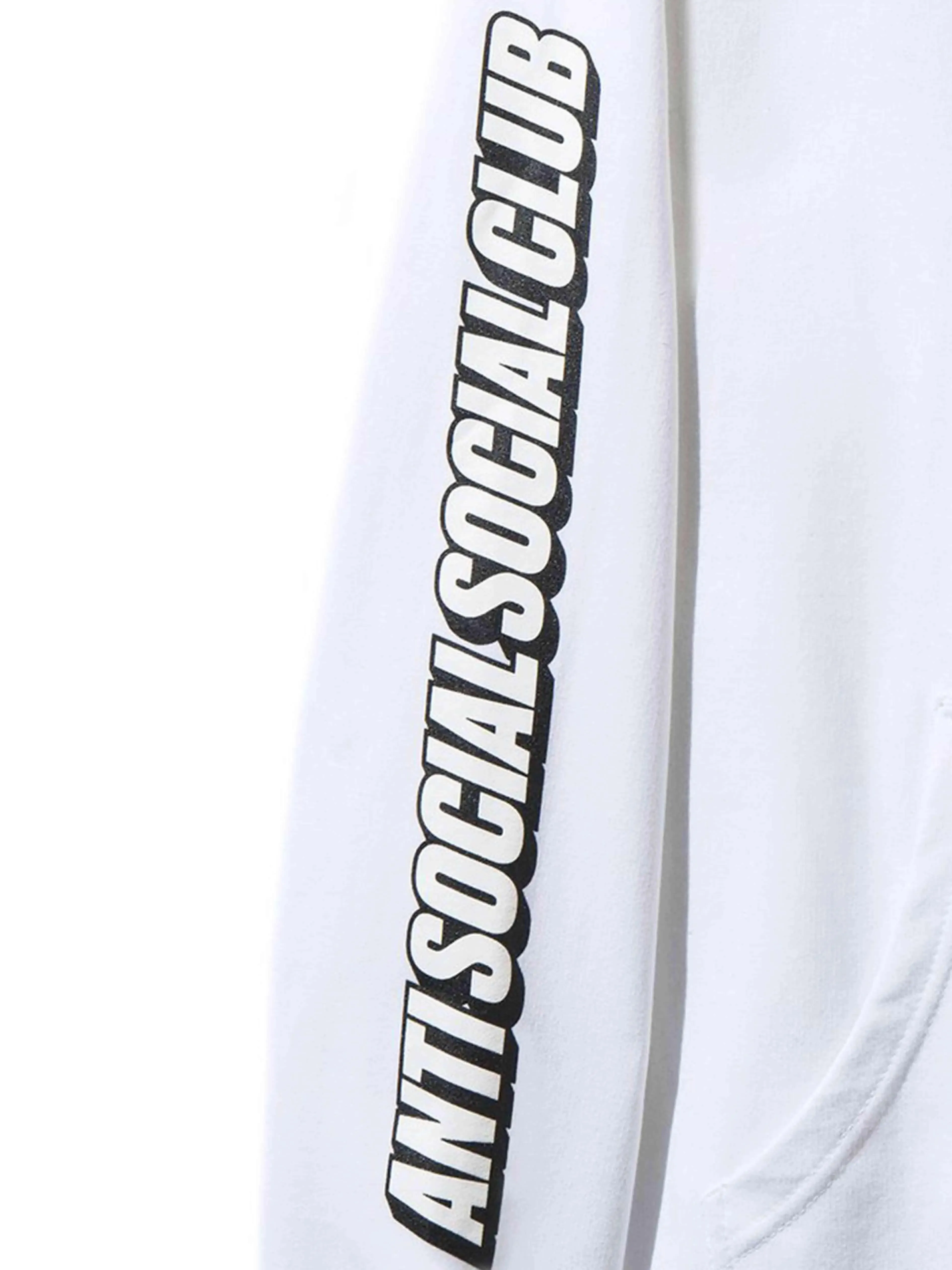 Anti Social Social Club Block Me White Hoodie