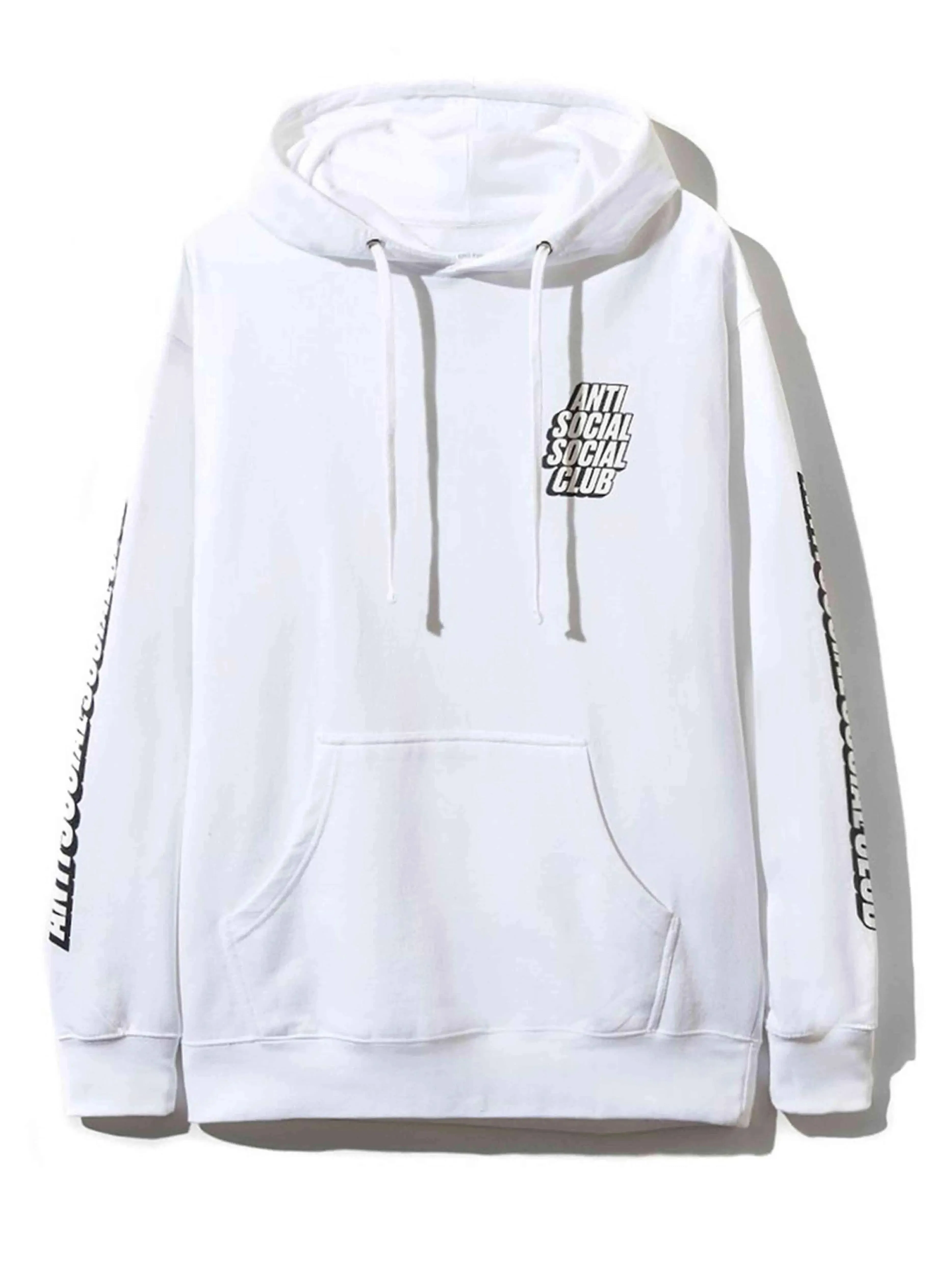 Anti Social Social Club Block Me White Hoodie