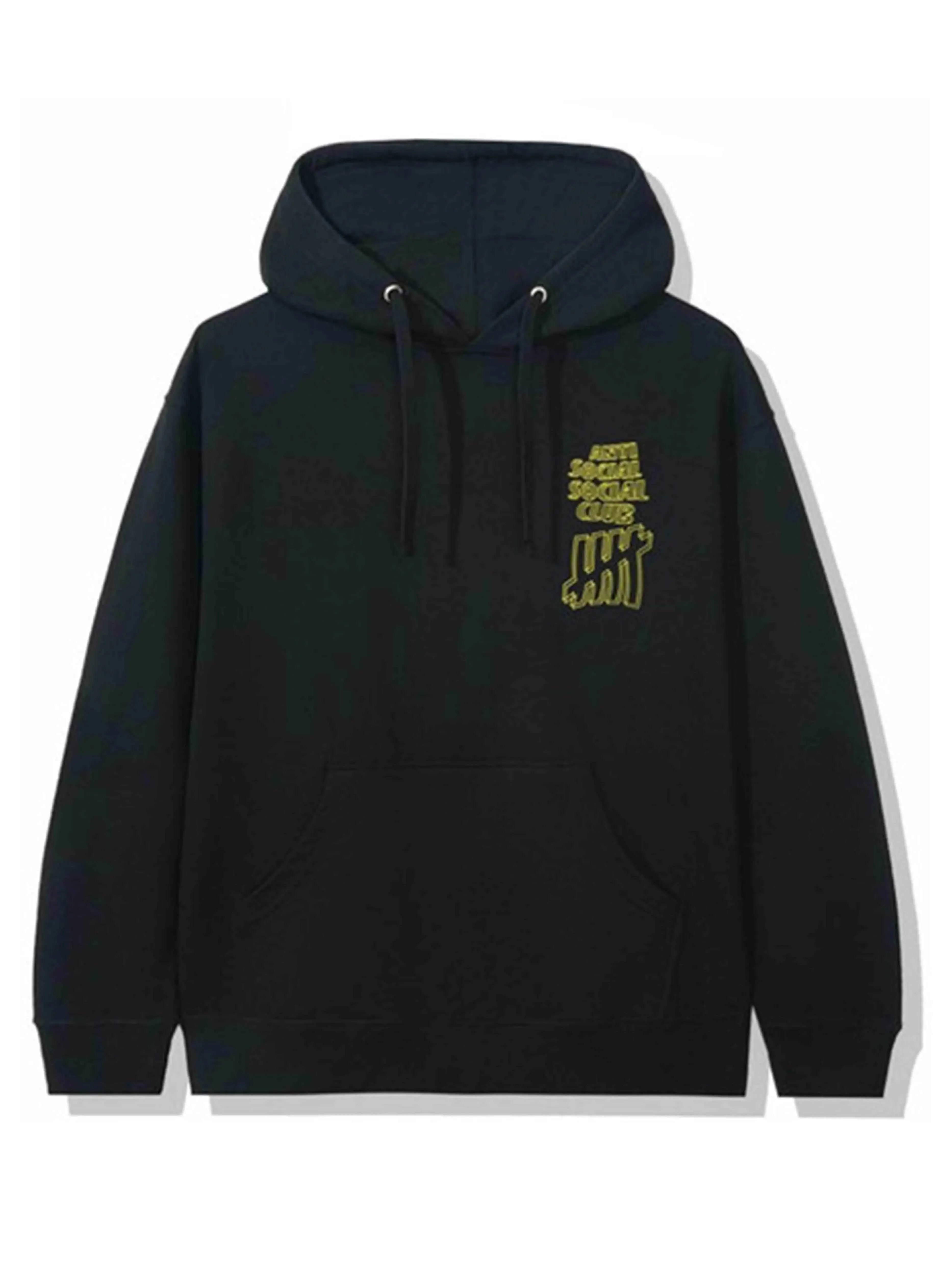 Anti Social Social Club X Undefeated Hoodie Black