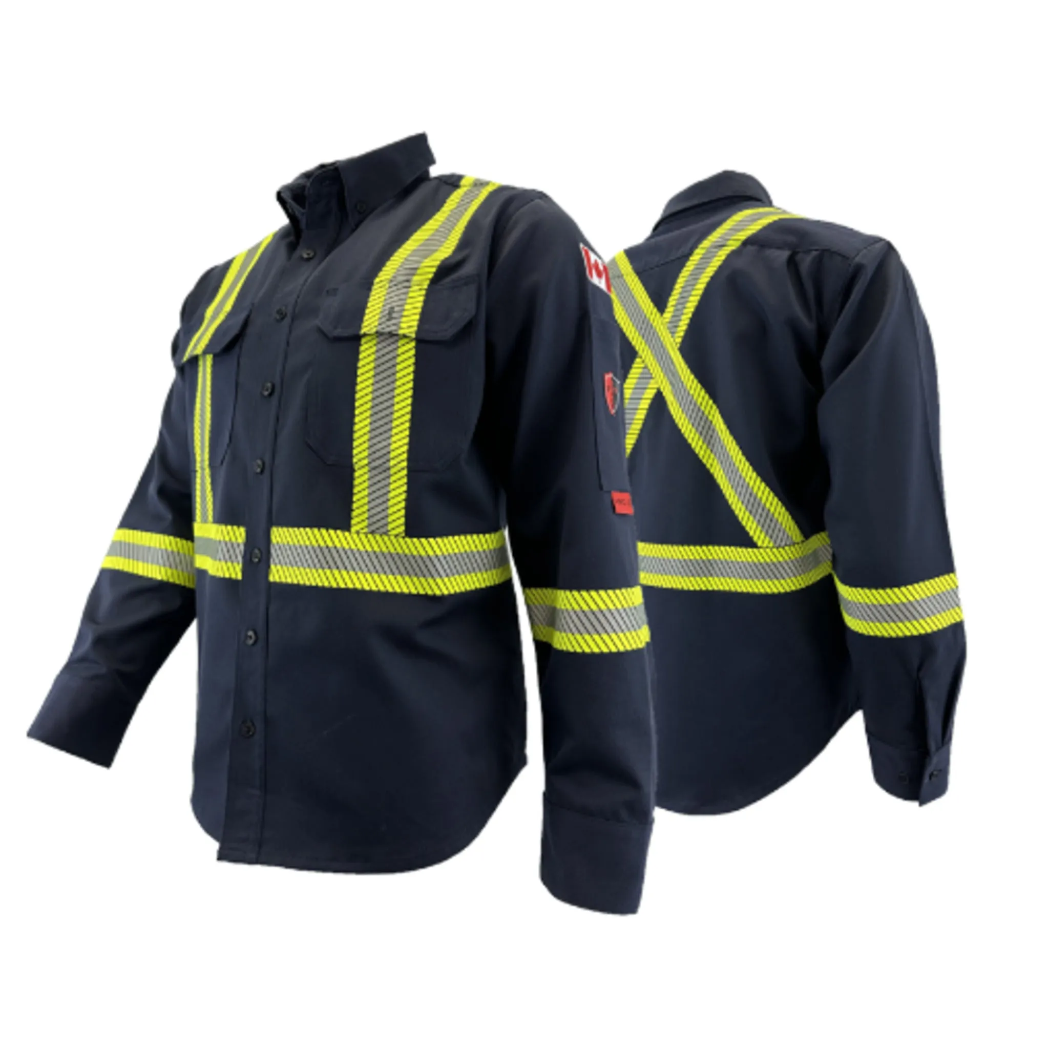 Atlas 404 Flame Resistant 8 oz 88% Cotton/12% Nylon FR/Arc Flash Work Shirt | Supersoft® Technology, HRC 2, Enhanced Safety and Comfort | Sizes XS-7XL