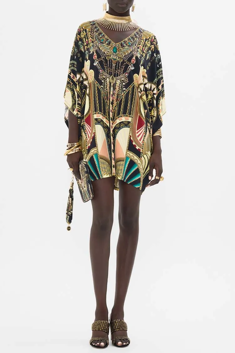 Bat Sleeve Dress in They Called Her Nefertari