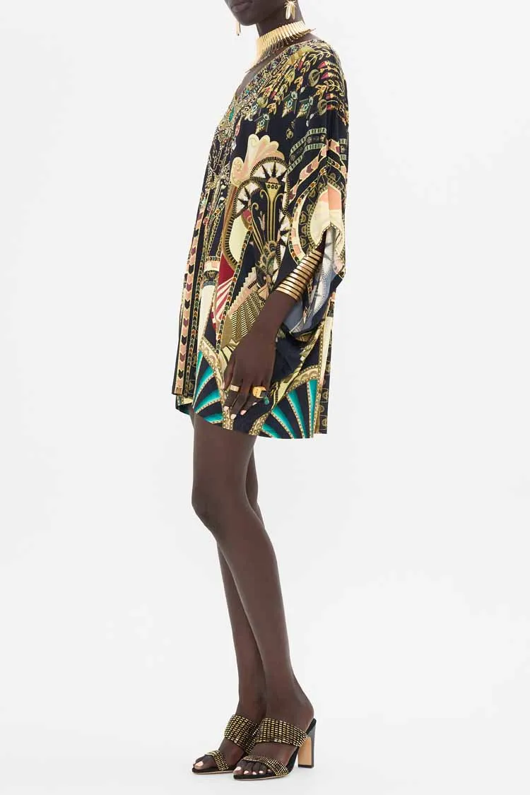 Bat Sleeve Dress in They Called Her Nefertari