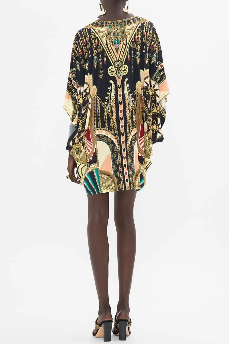 Bat Sleeve Dress in They Called Her Nefertari
