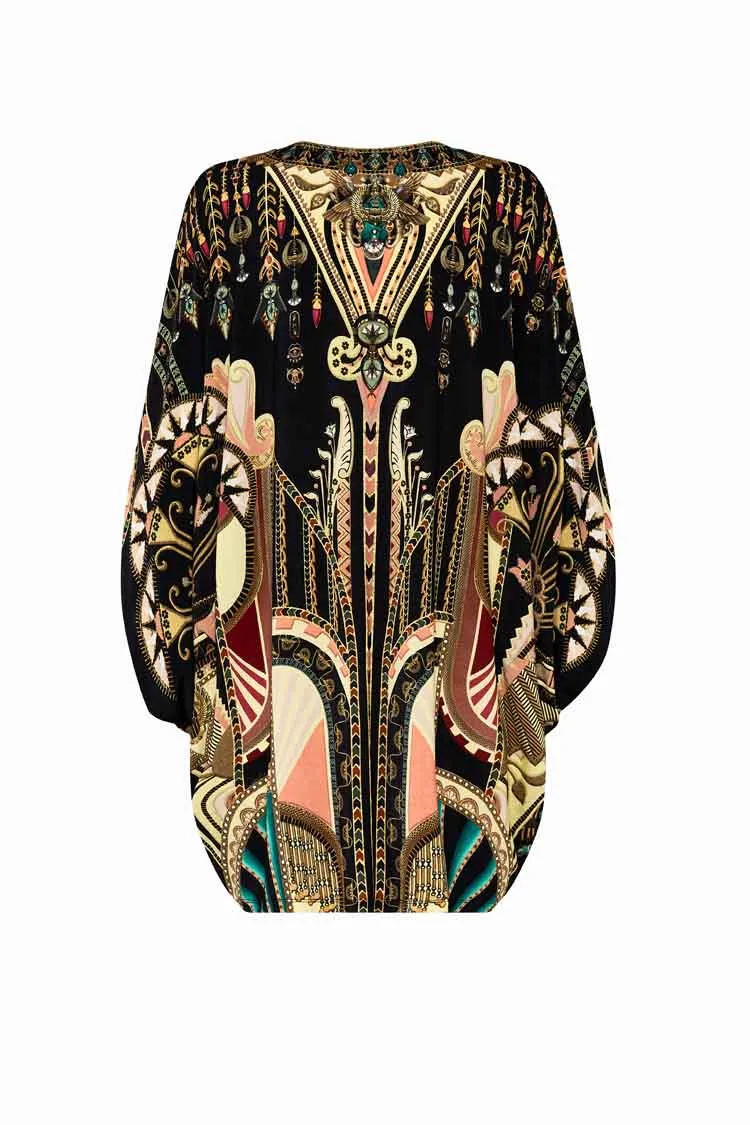 Bat Sleeve Dress in They Called Her Nefertari