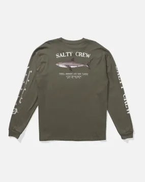 Bruce Long Sleeve Tee - Dusty Olive