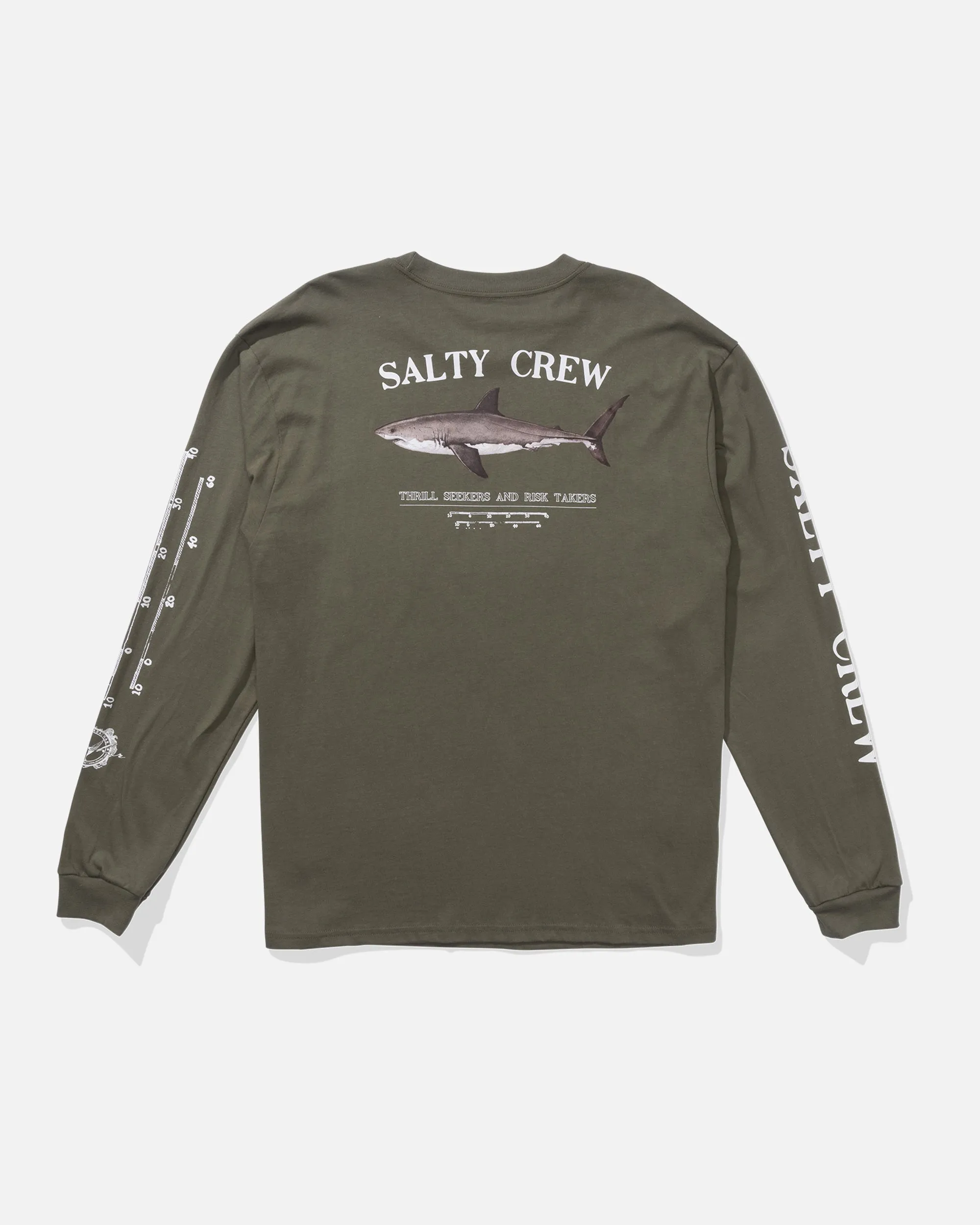 Bruce Long Sleeve Tee - Dusty Olive