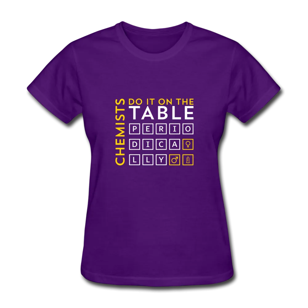 Chemists Do It On The Table Periodically Women's T-Shirt