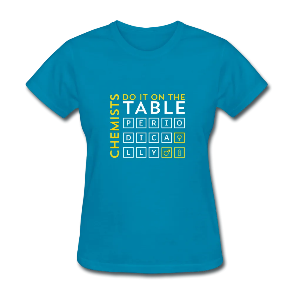 Chemists Do It On The Table Periodically Women's T-Shirt