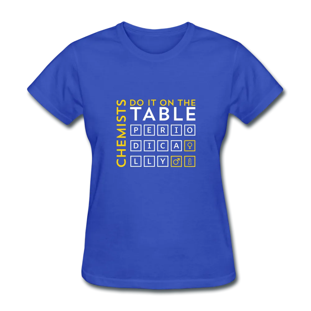Chemists Do It On The Table Periodically Women's T-Shirt