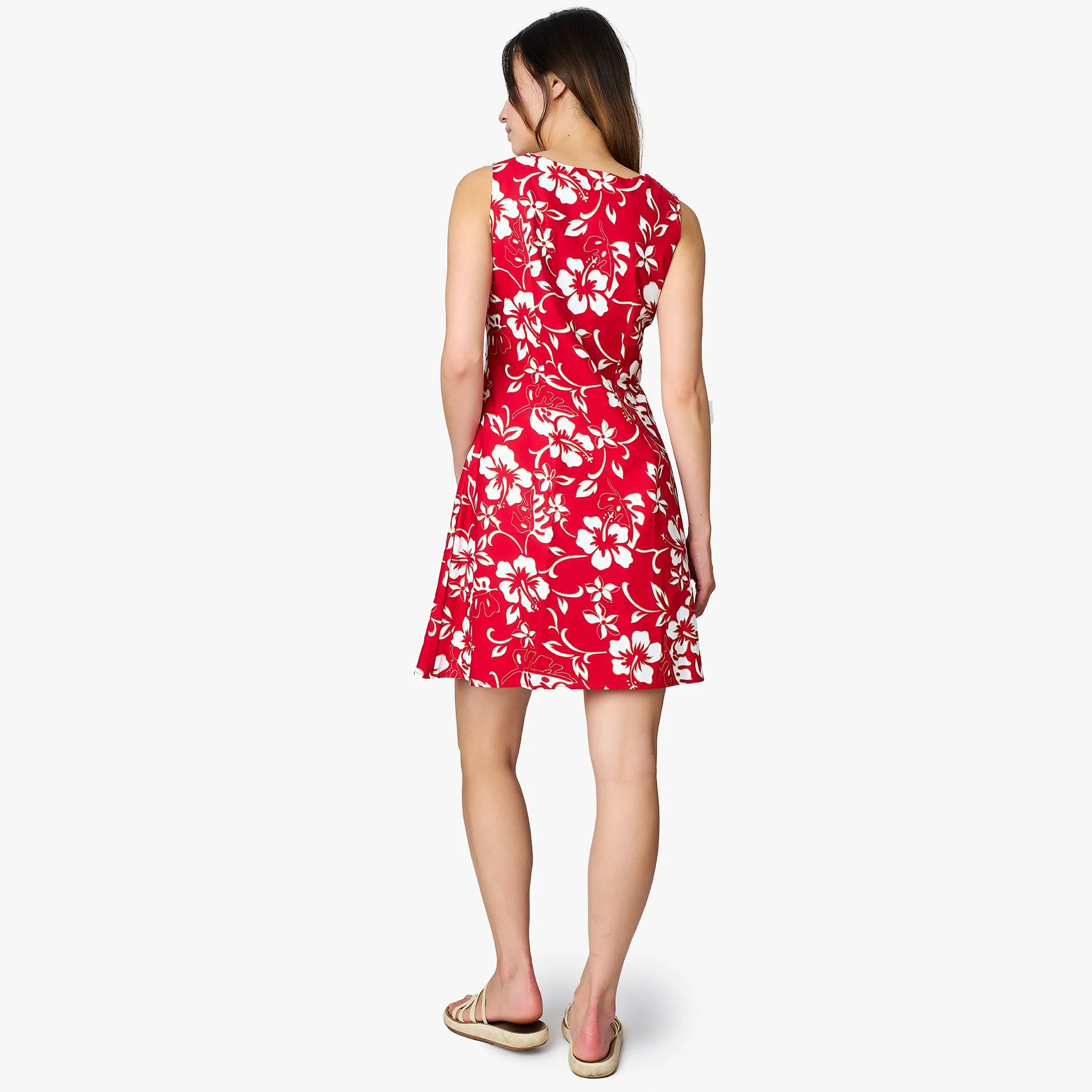 Classic Hibiscus Short Dress