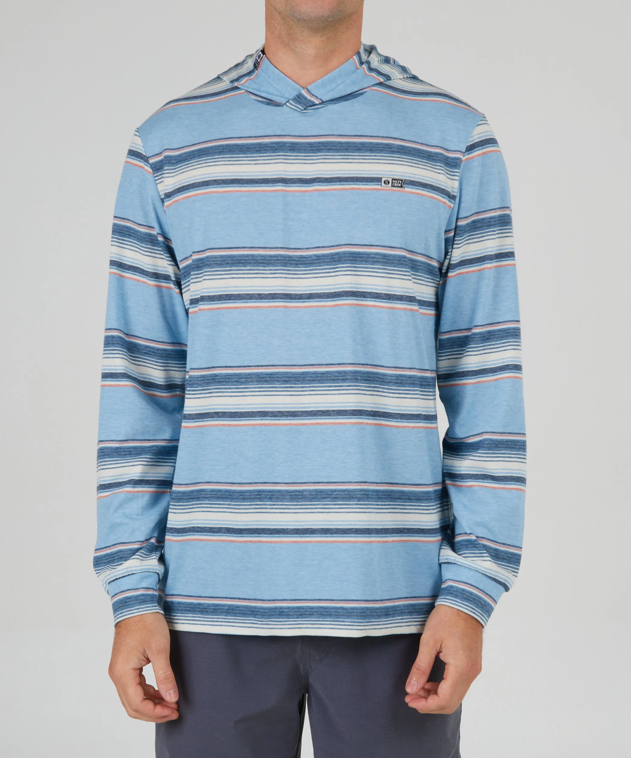 Cortes UV Sunshirt Hoodie - Marine Blue