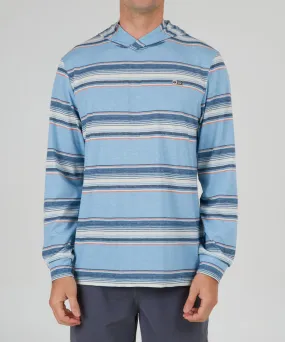 Cortes UV Sunshirt Hoodie - Marine Blue
