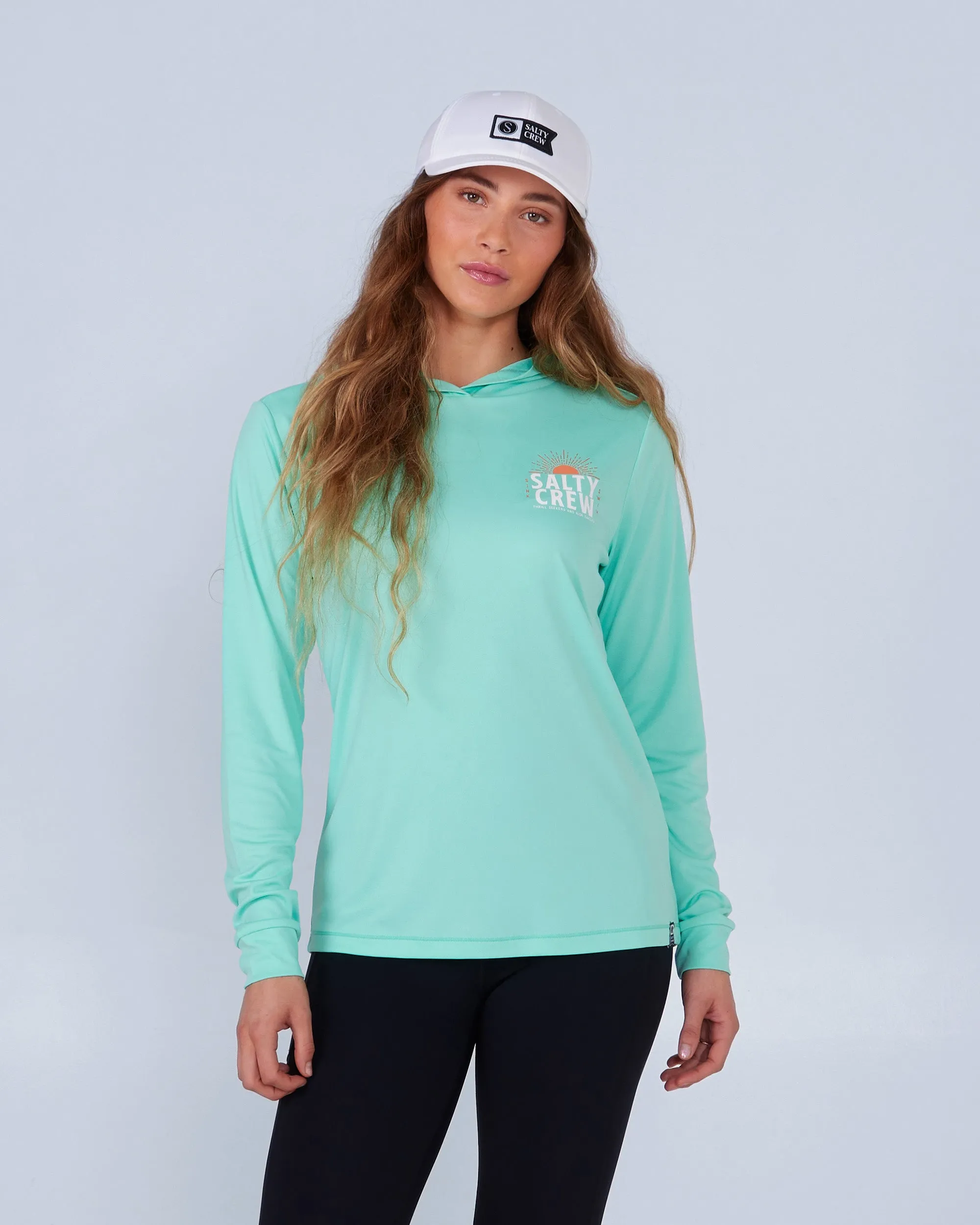Cruisin Sunshirt Hoodie - Sea Foam