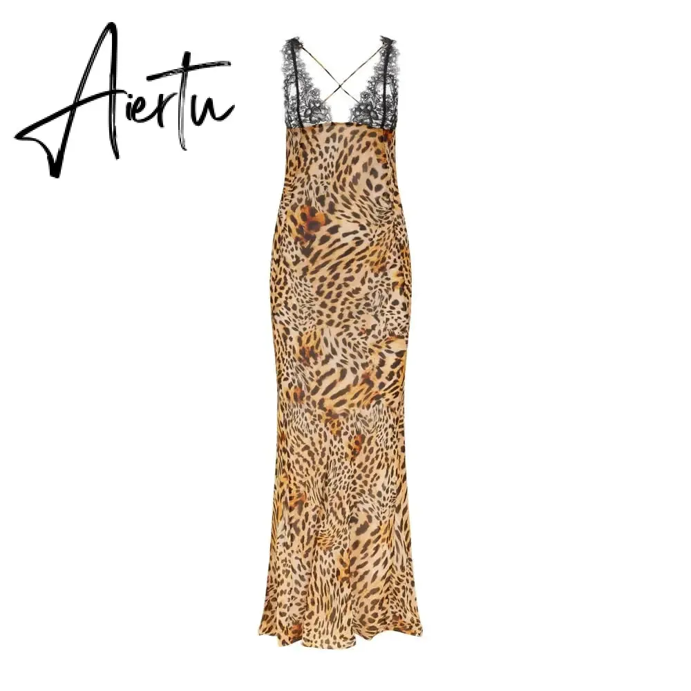 Elegant Tie Dye Floral Chiffon Dress Summer Sexy Women Backless Lace Bodycon See Through  Beach Party Vestidos