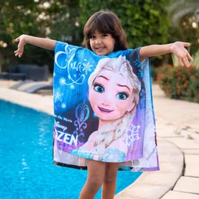 Frozen Elsa & Anna Beach Poncho