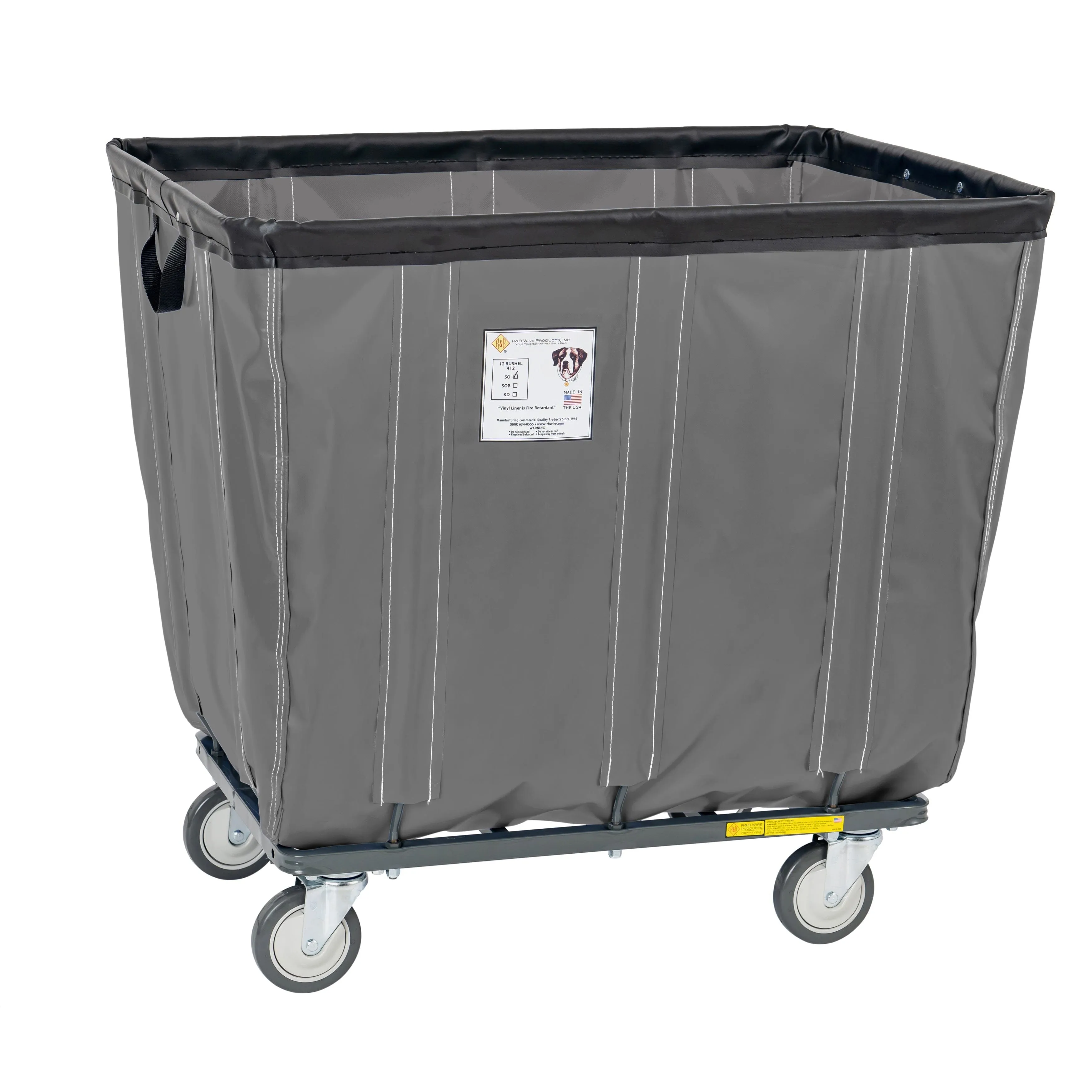 Fully Sewn Vinyl Basket Truck - 12 Bushel