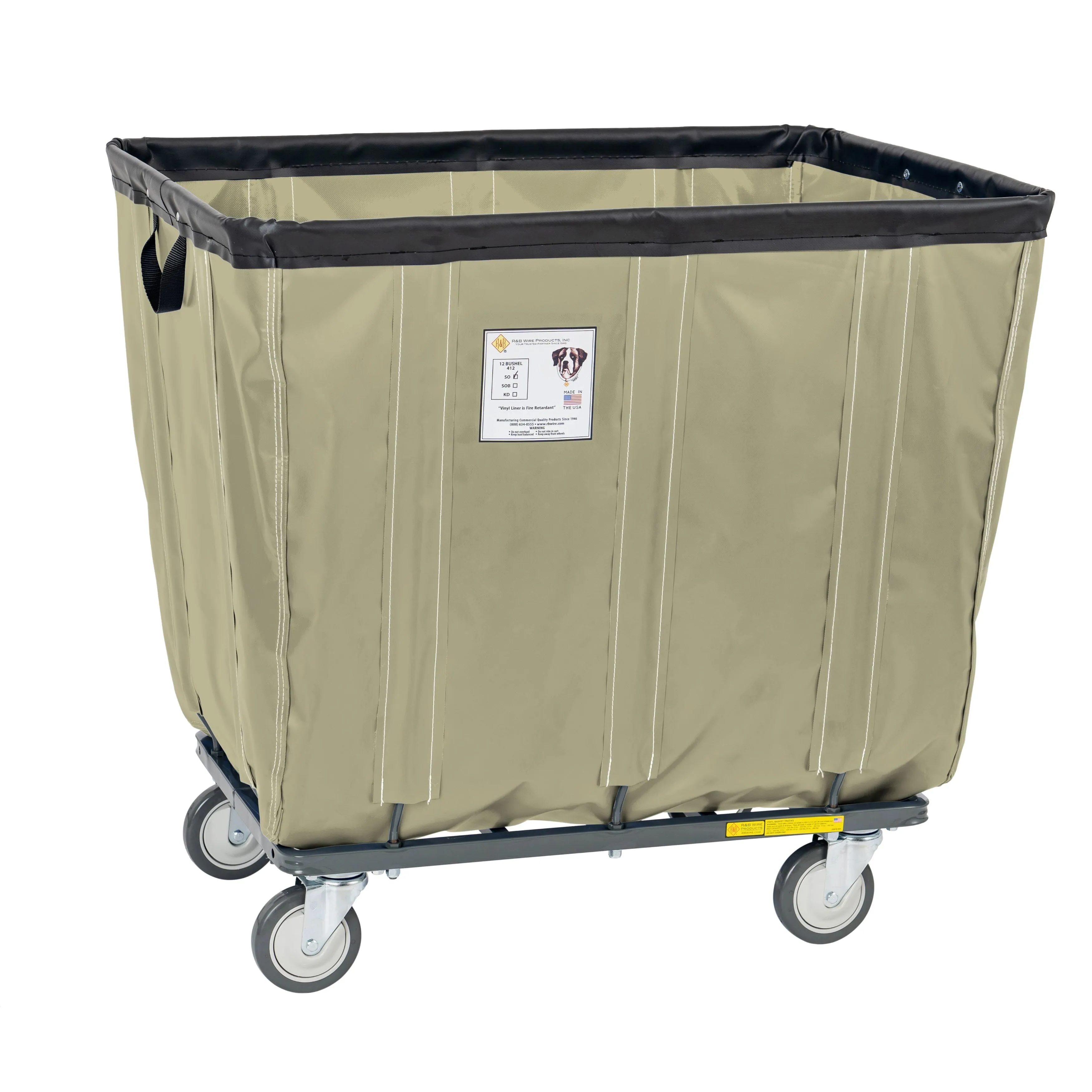 Fully Sewn Vinyl Basket Truck - 12 Bushel