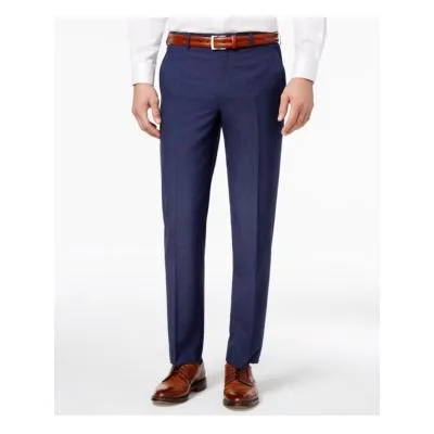 LAUREN Ralph Lauren Mens Classic fit Dress Pants 44 / 30 Blue Solid