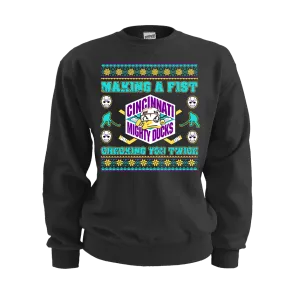 Mighty Ducks Ugly Christmas Sweatshirt