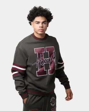 National Collegiate Athletic Association Harvard Letter Mark Panel Crewneck Steel National Collegiate Athletic Association Harvard Letter Mark Panel Crewneck Steel