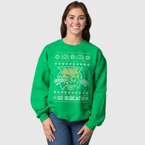 Ohio University Bobcats Ugly Christmas Sweatshirt