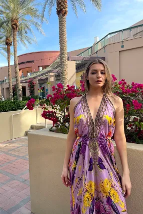 Purple Silk dress