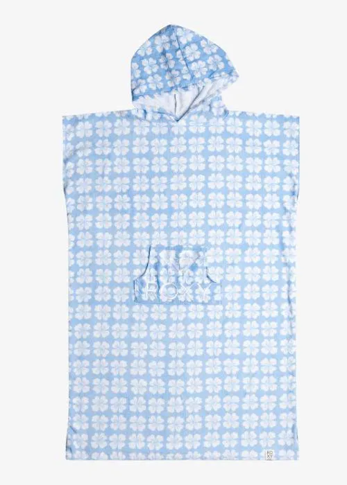 Roxy - RG Stay Magical Printed Hooded Poncho (Clear Sky Clik)