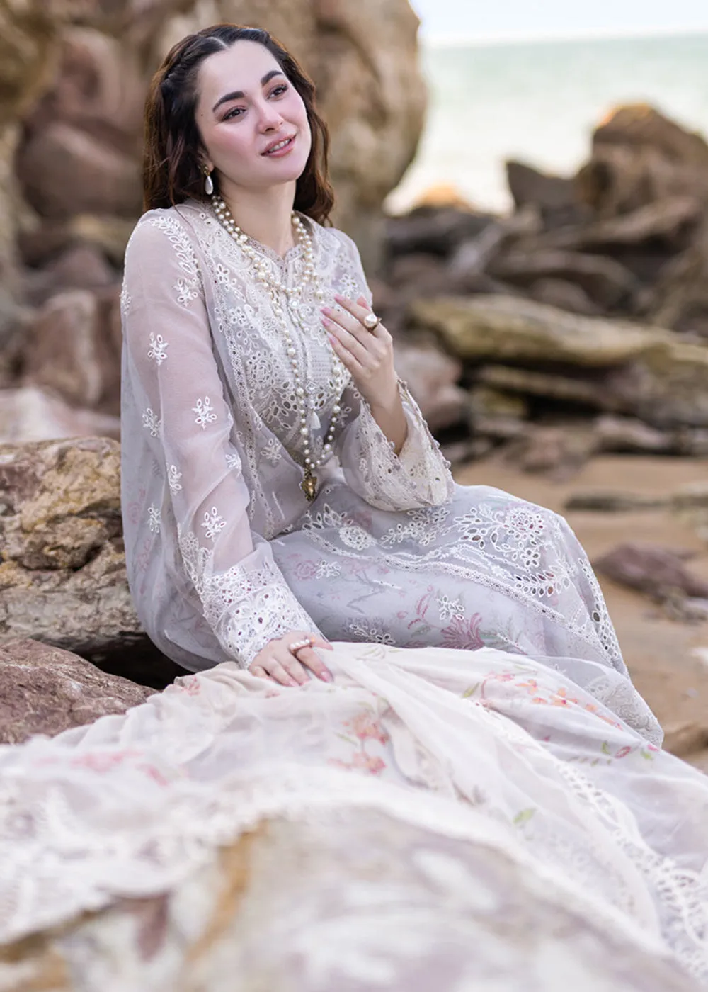 Sahil Kinare Luxury Lawn '24 by Qalamkar | FP-11 EMIRA