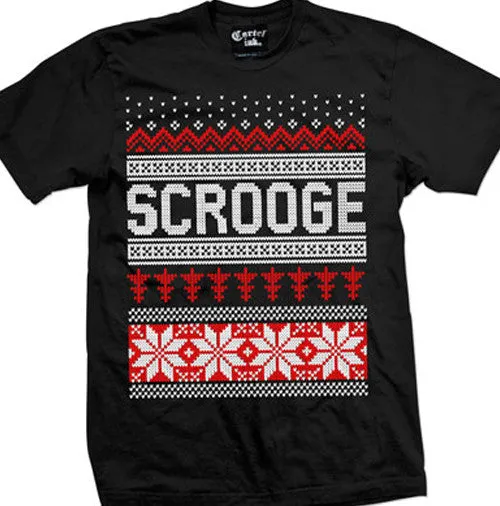 Scrooge Ugly Christmas Sweater Men's T-Shirt