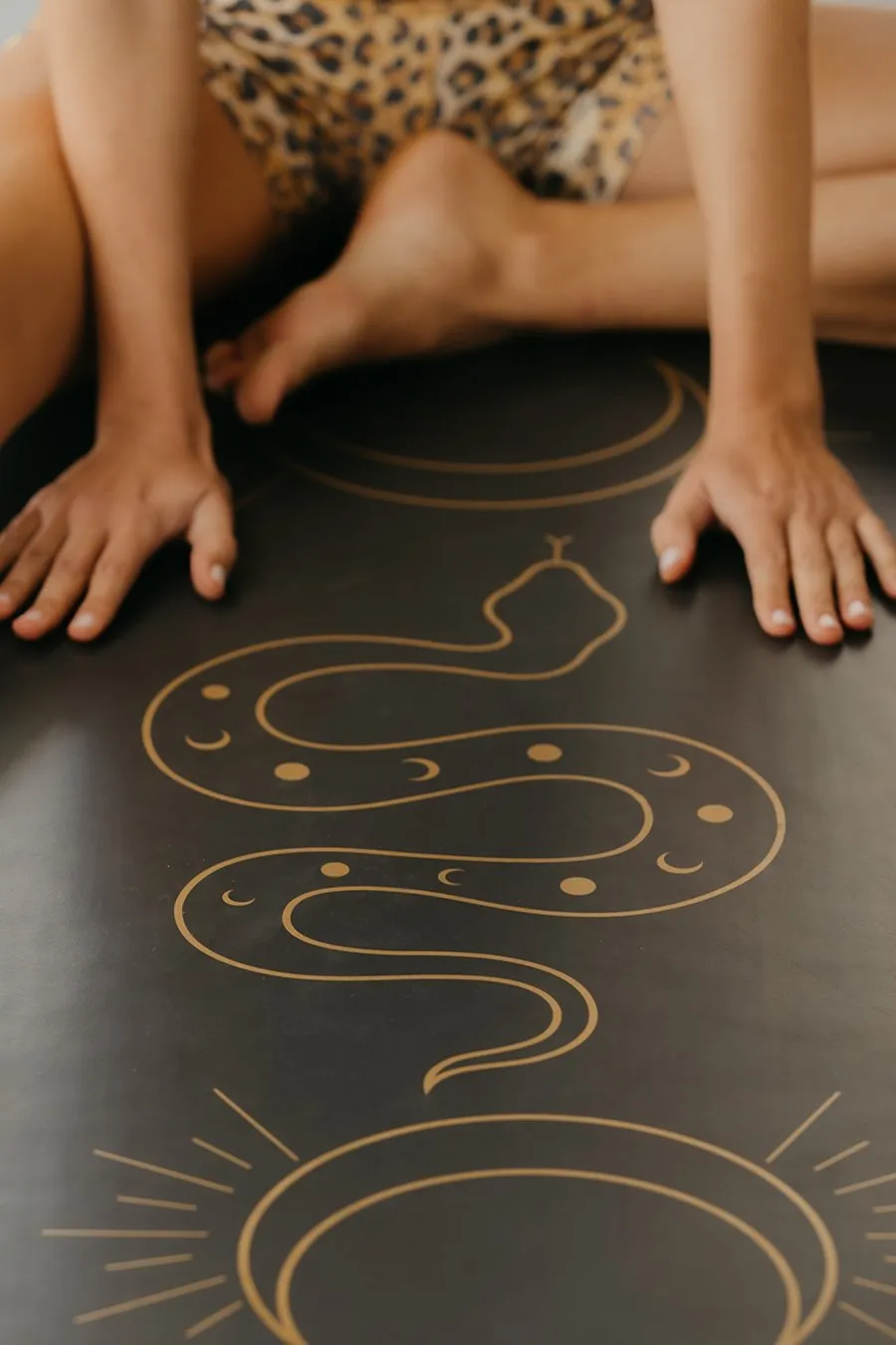 Serpent Yoga Mat Gold 5mm