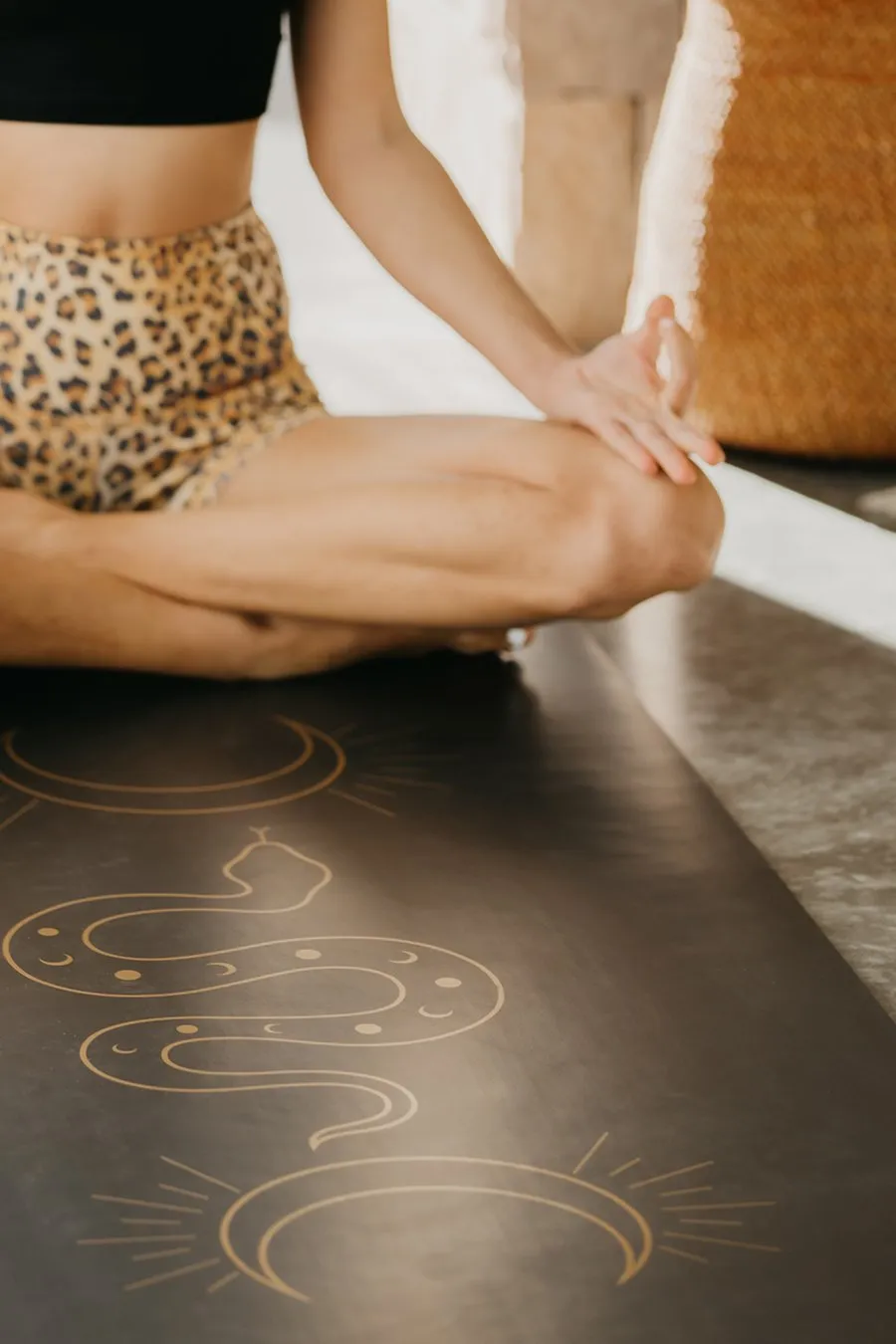 Serpent Yoga Mat Gold 5mm