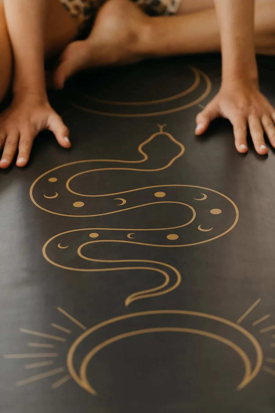 Serpent Yoga Mat Gold 5mm