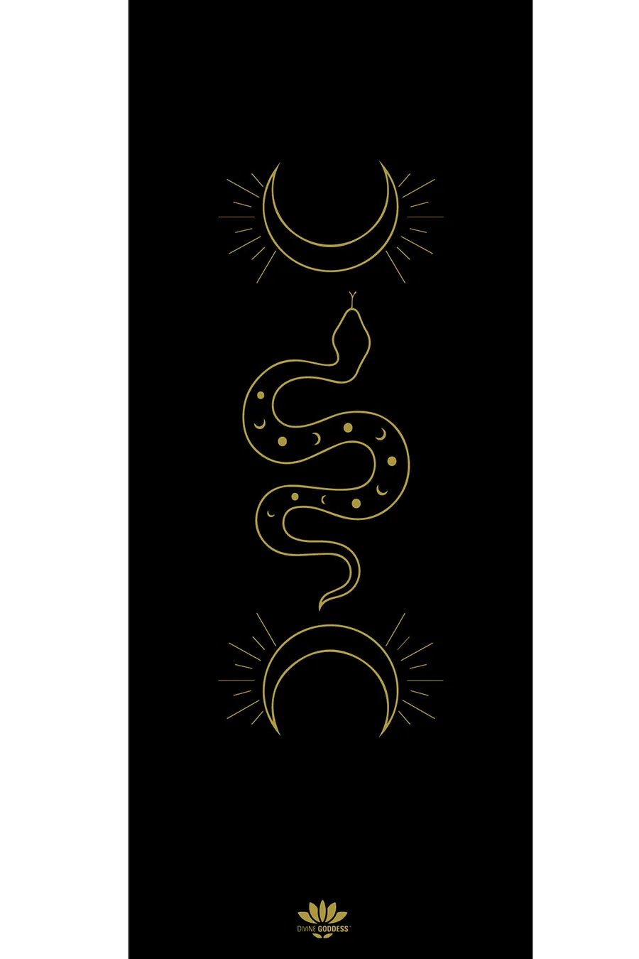 Serpent Yoga Mat Gold 5mm