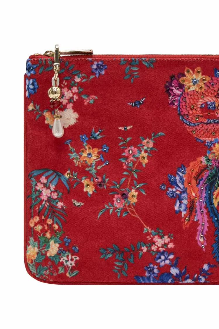 Small Canvas Clutch in The Summer Palace | FINAL SALE