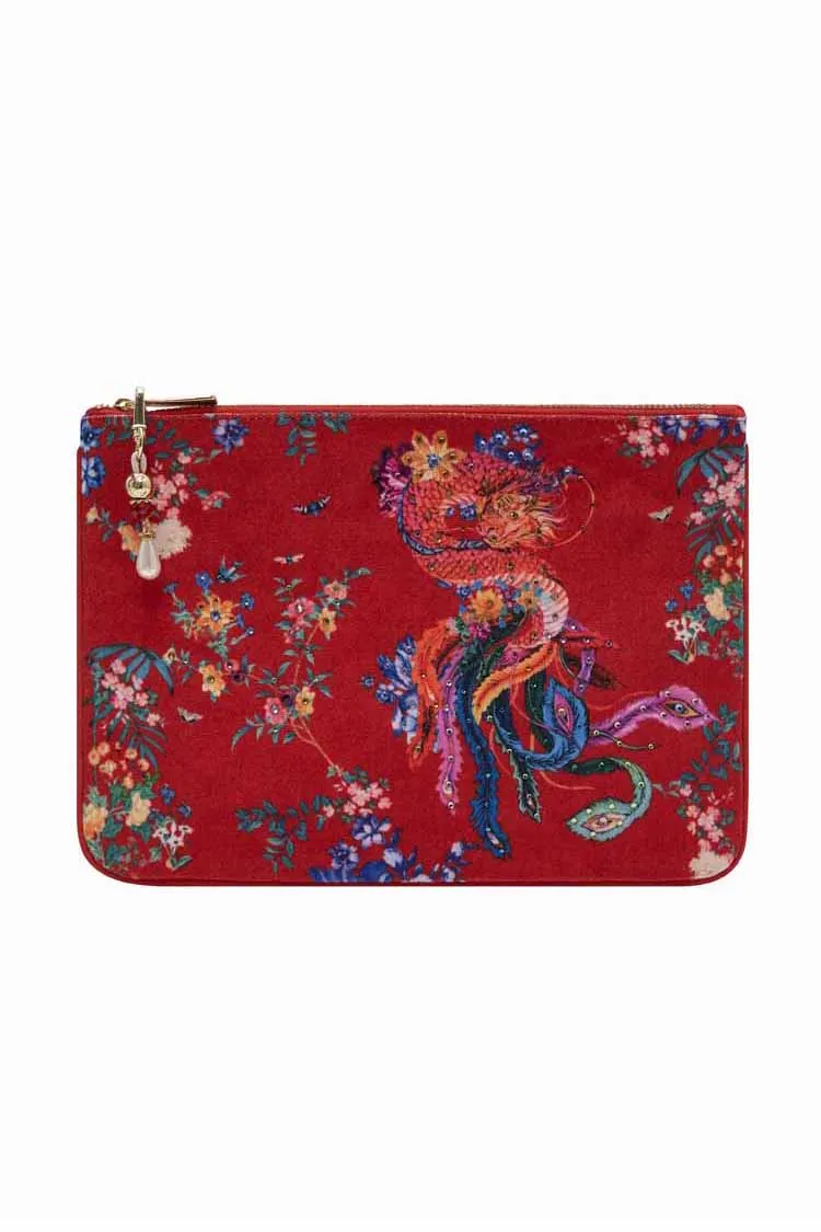 Small Canvas Clutch in The Summer Palace | FINAL SALE