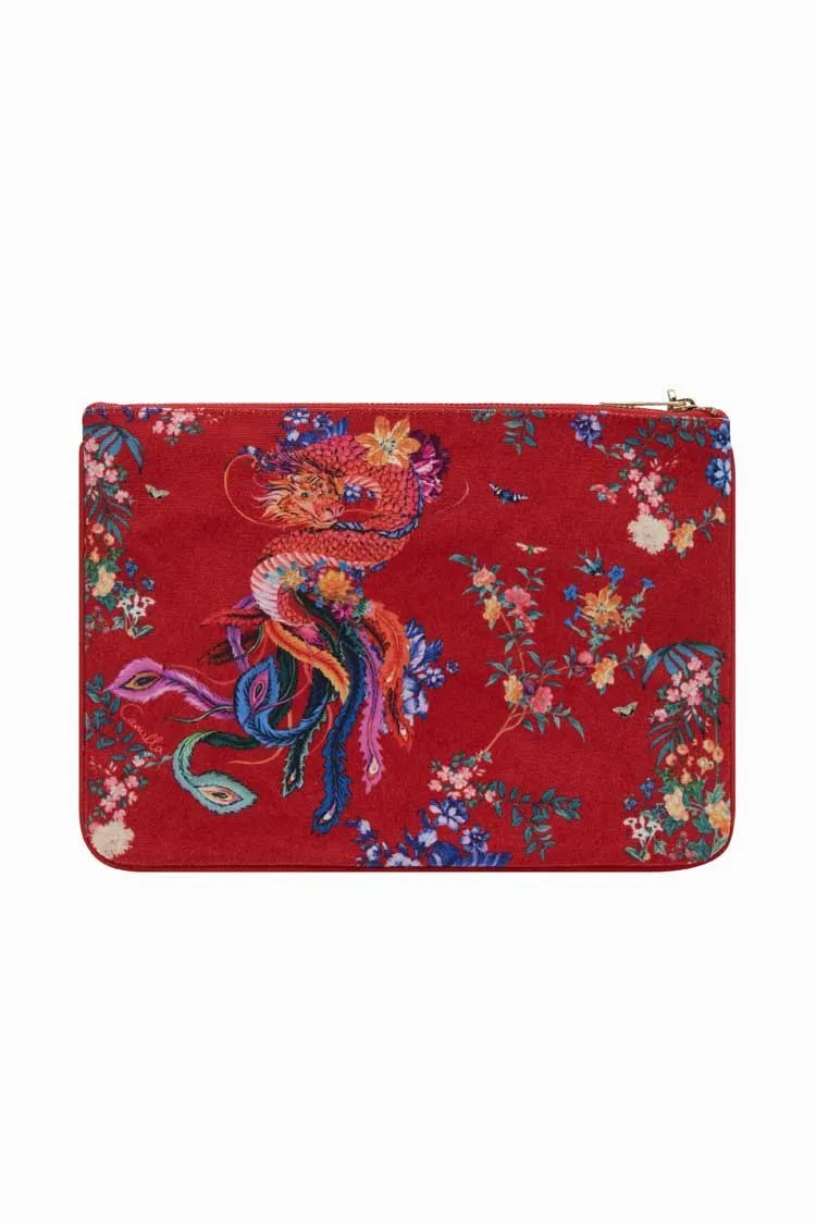 Small Canvas Clutch in The Summer Palace | FINAL SALE