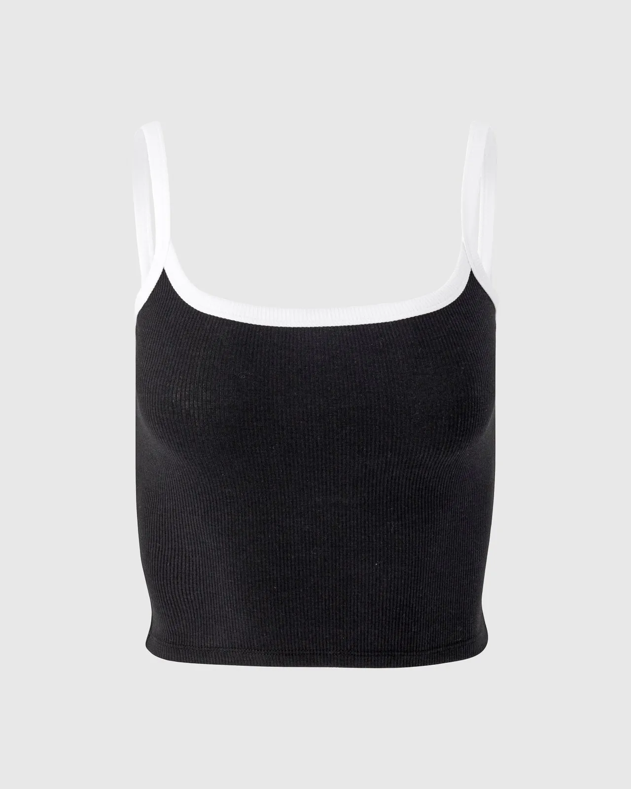 Sunburst Rib Crop Tank