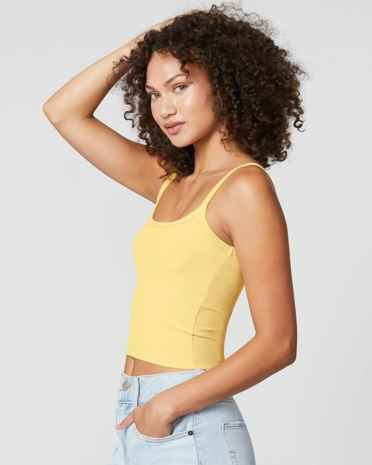 Sunburst Rib Crop Tank