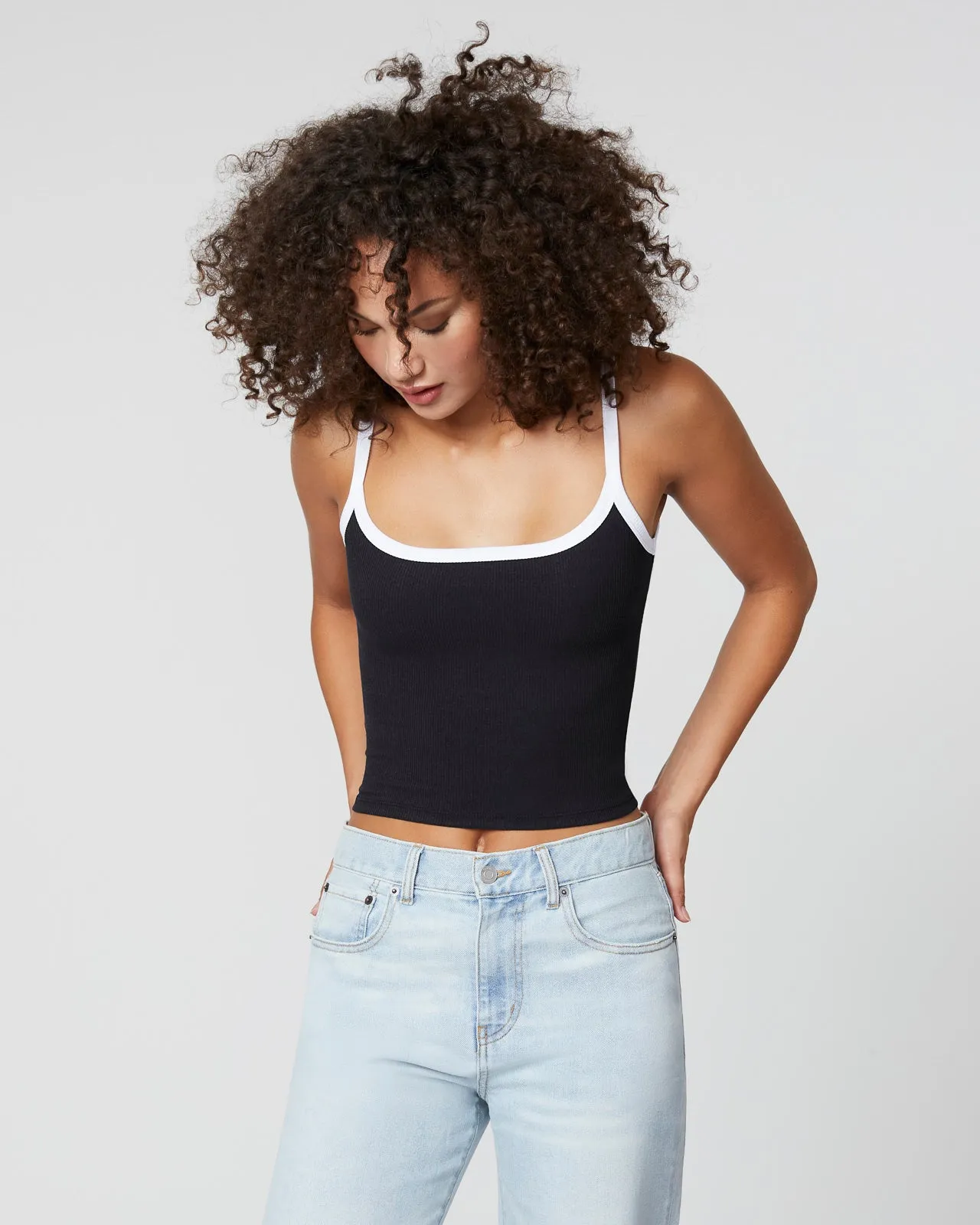 Sunburst Rib Crop Tank