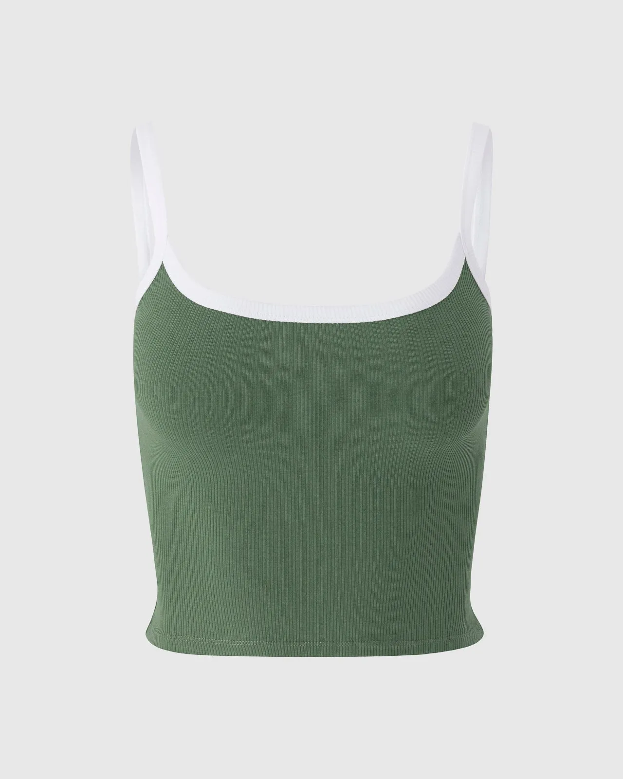 Sunburst Rib Crop Tank