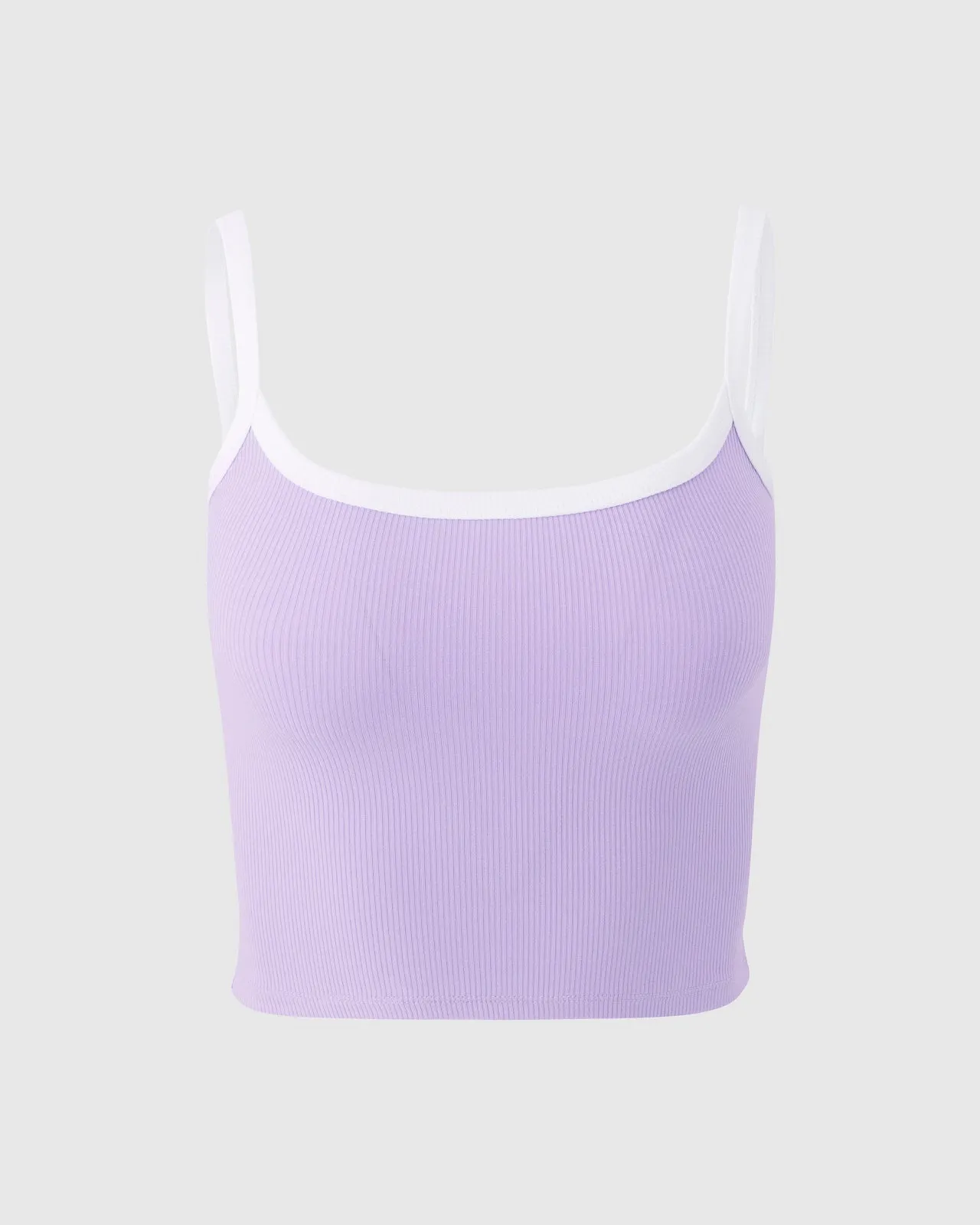 Sunburst Rib Crop Tank