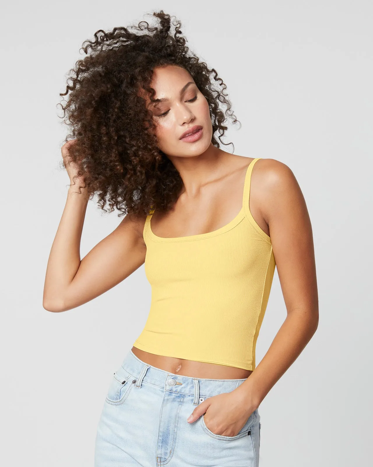 Sunburst Rib Crop Tank