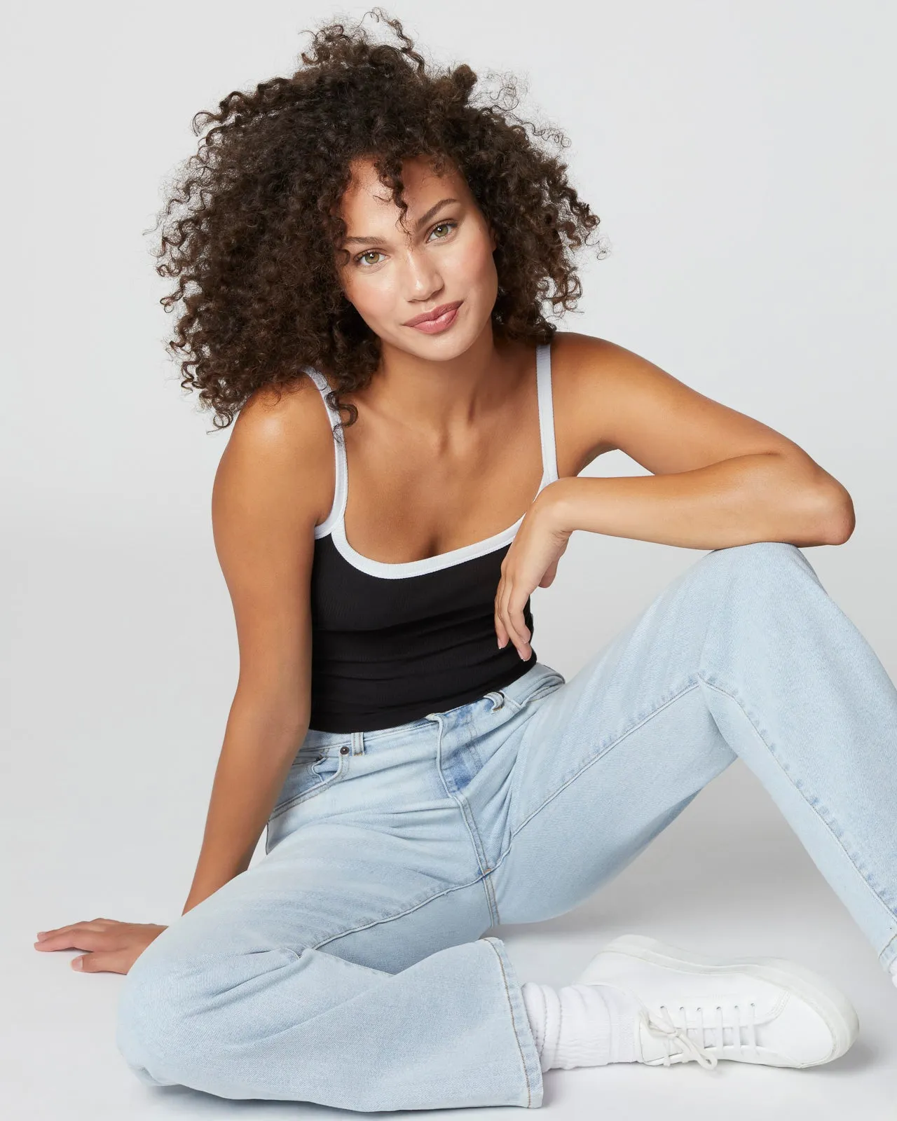 Sunburst Rib Crop Tank
