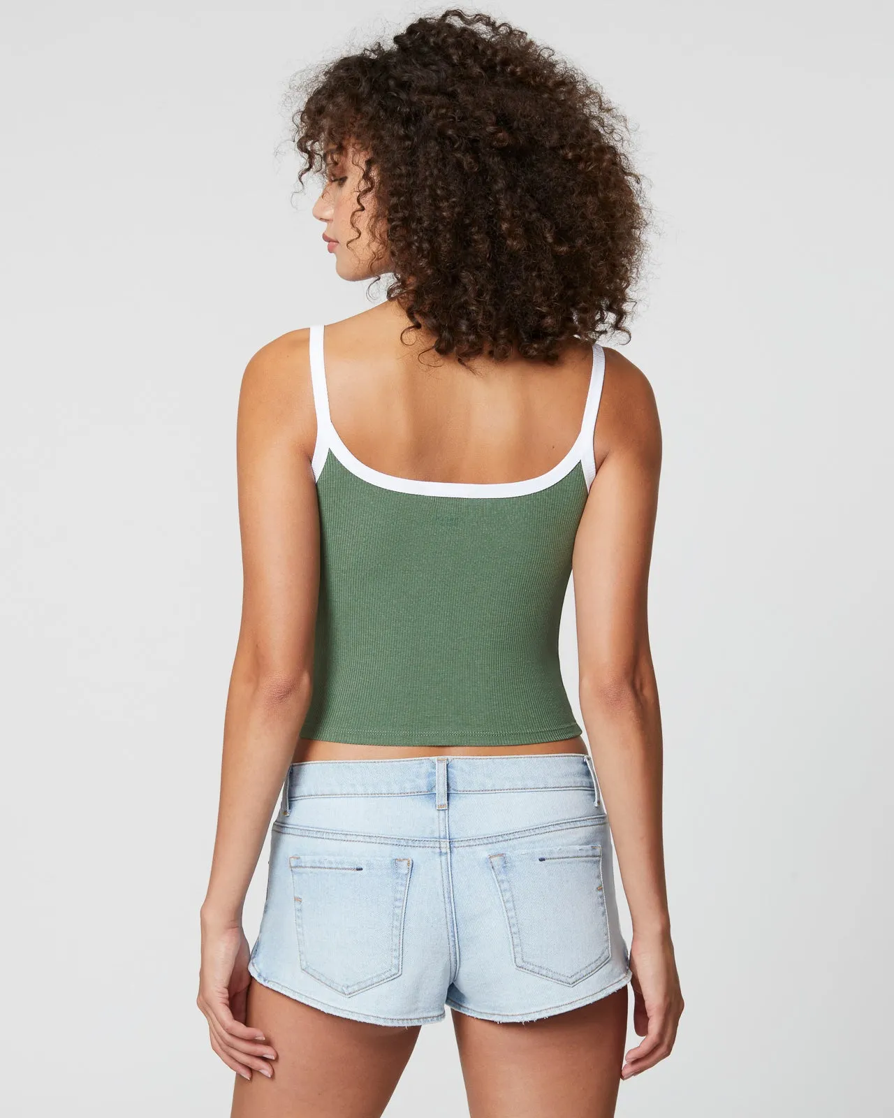 Sunburst Rib Crop Tank