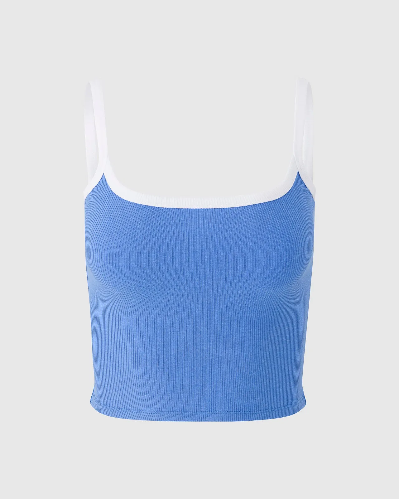 Sunburst Rib Crop Tank