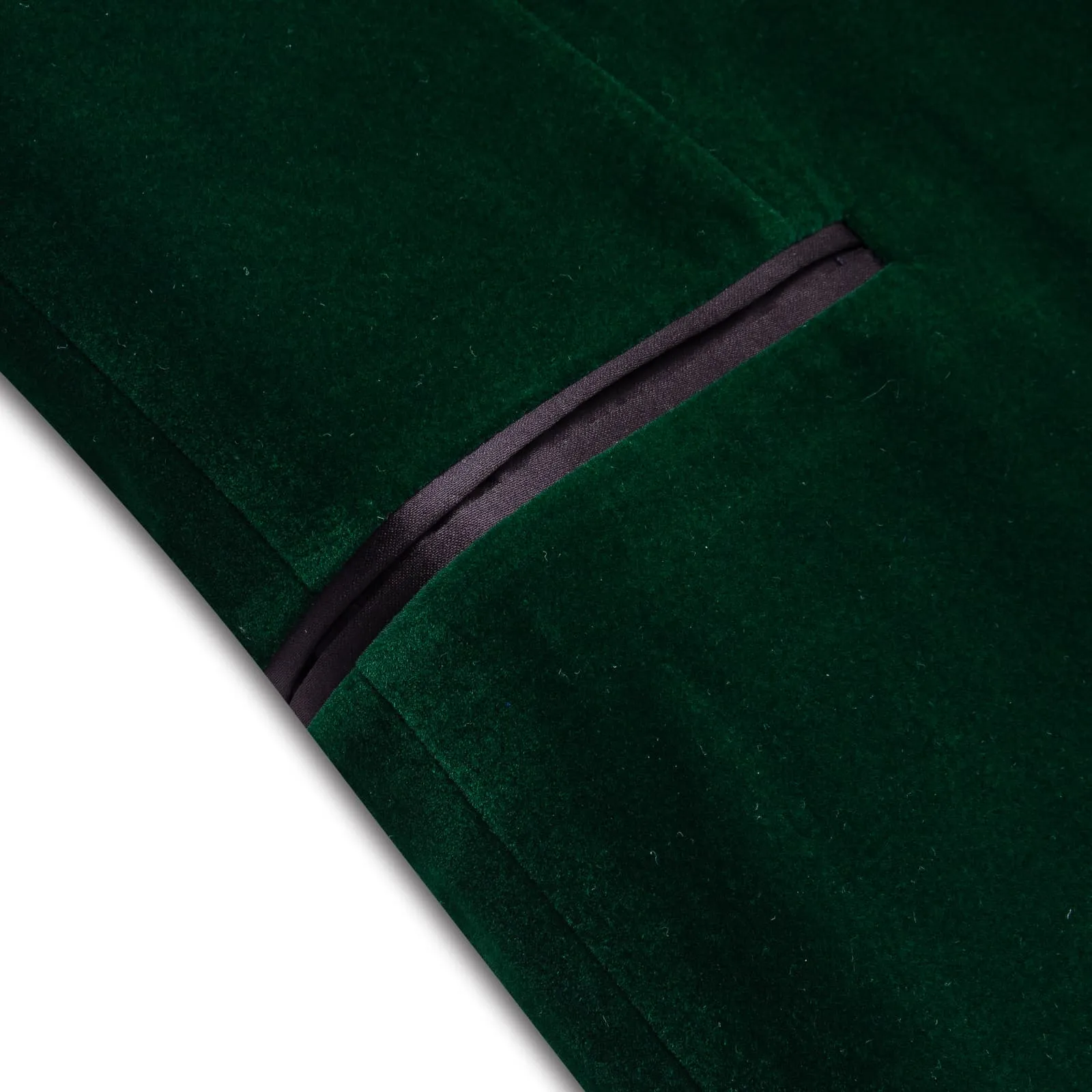 Ties2you Prom Suit Deep Green Solid Shawl Collar Button Up Mens Dress Suit Jacket