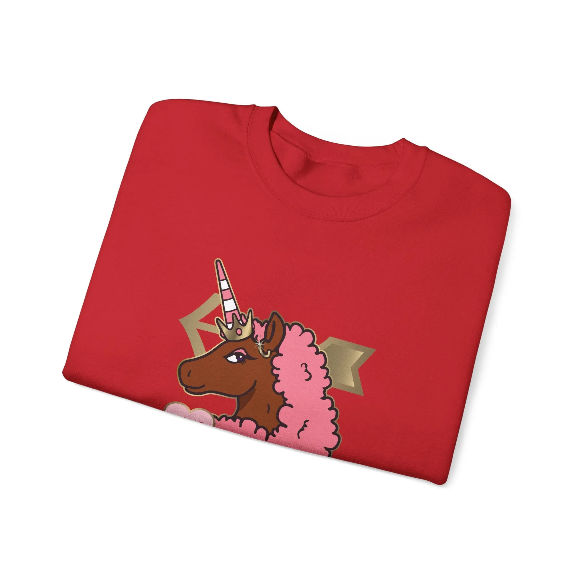 Women - Afro Unicorn Love Sweatshirt