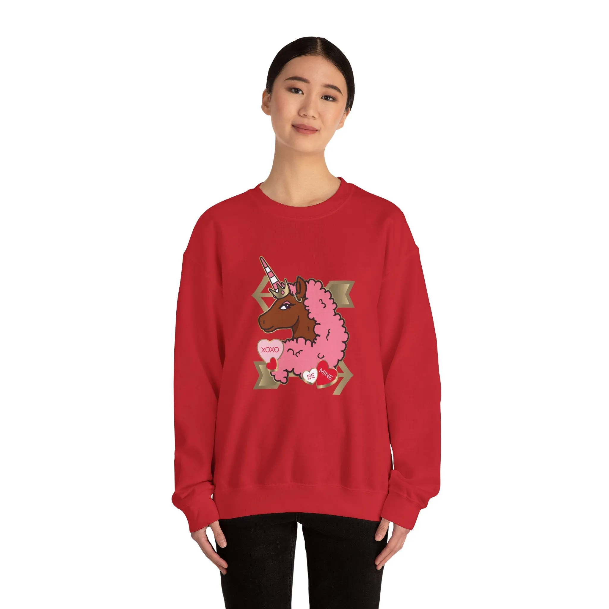 Women - Afro Unicorn Love Sweatshirt