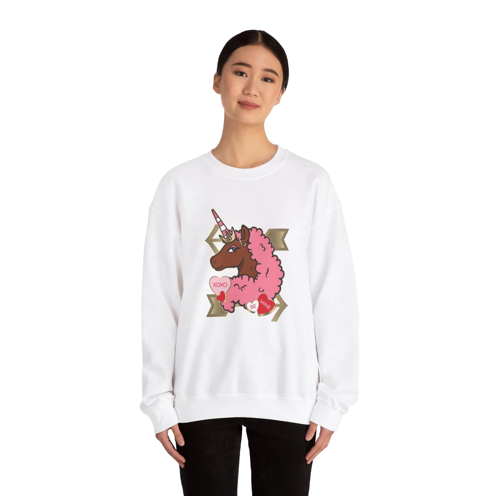 Women - Afro Unicorn Love Sweatshirt
